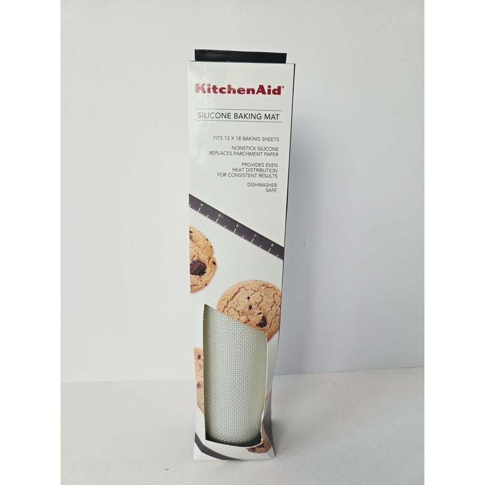 KitchenAid Silicone Baking Mat 13 X 18 White Replace Parchment Paper